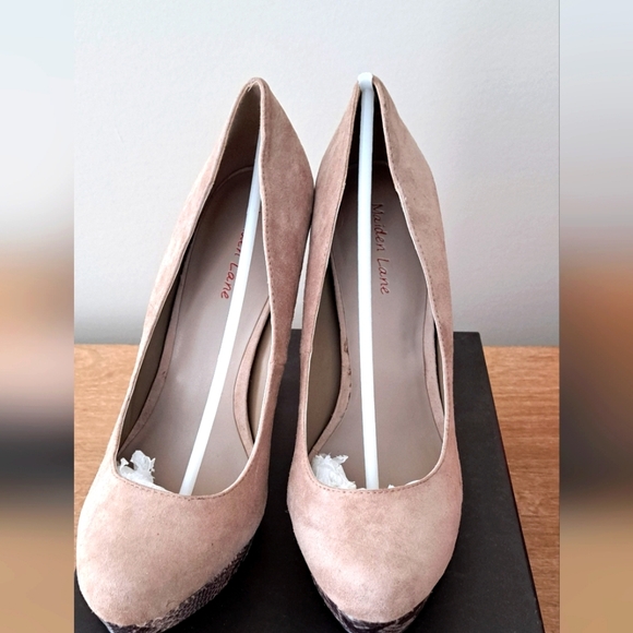 🇺🇸 Maiden Lane Platform Round Toe Pump - Picture 1 of 4